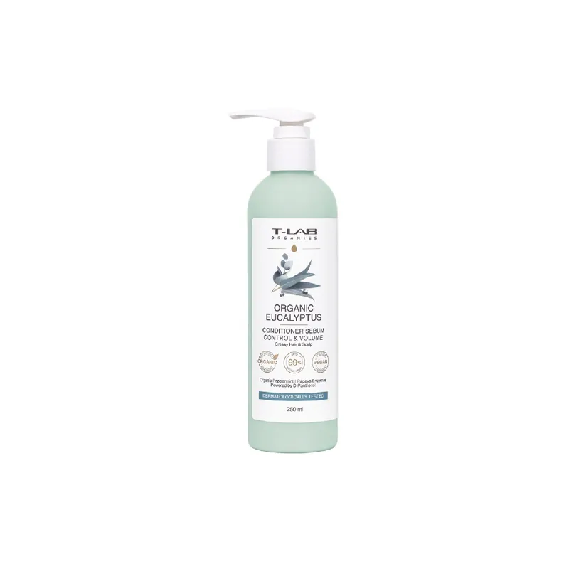 Disponibil imediat Balsam pentru sebum si volum Eucalipt Organic, 250ml, T-LAB