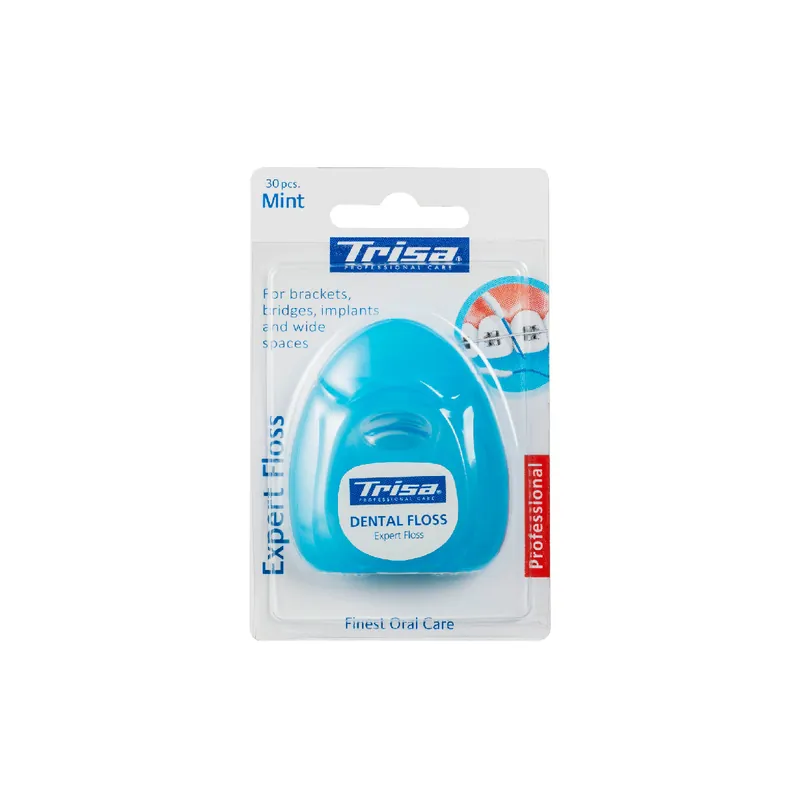 Plată sigură Ata dentara mentolata Expert Floss, 30 bucati, Trisa