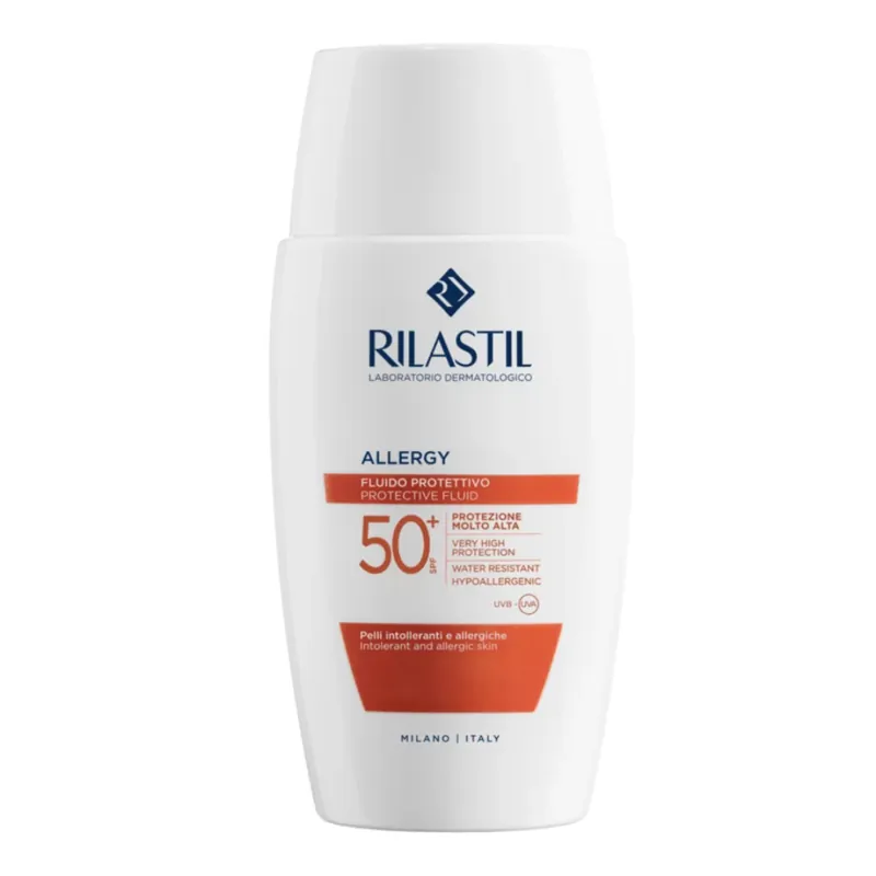 Fluid de protectie solara, Allergy Sun System SPF50+, 50 ml, Rilastil Reducere de preț