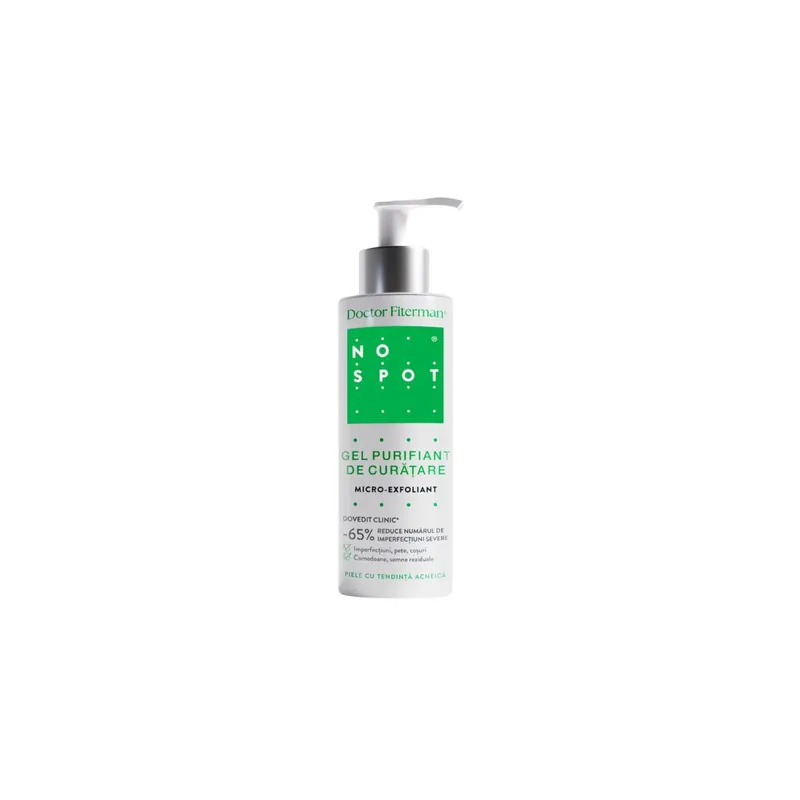 Gel purifiant de curatare No Spot, 200 ml, Dr. Fiterman Retur ușor