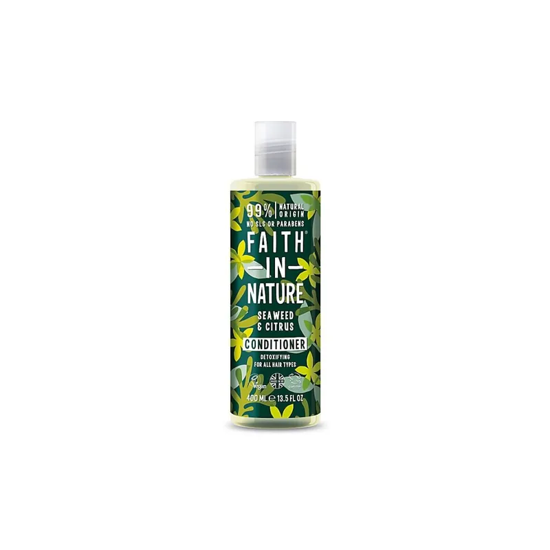 Faith in Nature Balsam natural detoxifiant cu alge marine si citrice, 400 ml Ultima șansă
