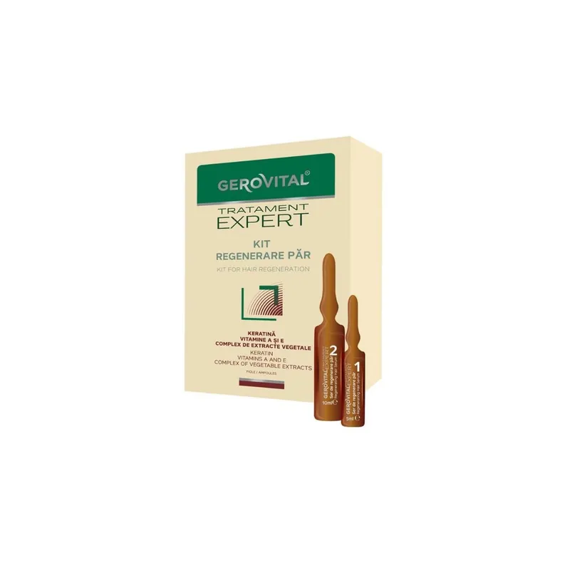 11450 Gerovital Tratament Expert Kit regenerare par fiole Bestseller