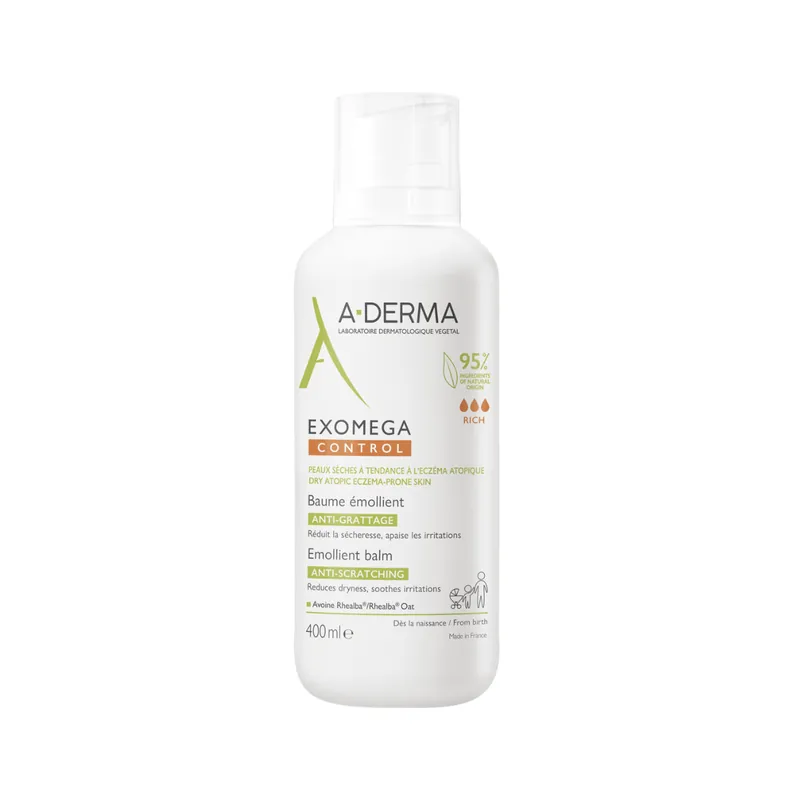 Reducere specială Balsam emolient Exomega Control, 400 ml, A-Derma