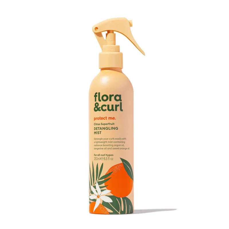 Flora & Curl Citrus Superfruit Detangling Mist, spray pentru descalcirea parului cret 250 ml Discount