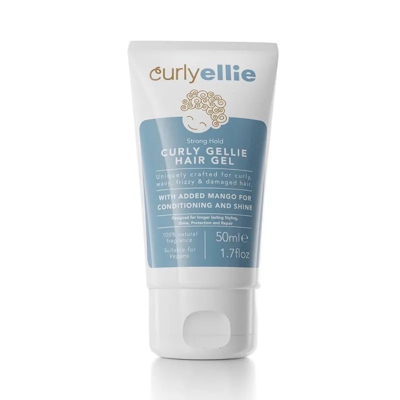 Cumpără acum CurlyEllie Strong Hold Curly Gellie Hair Gel, gel cu fixare puternica pentru par cret 50 ml