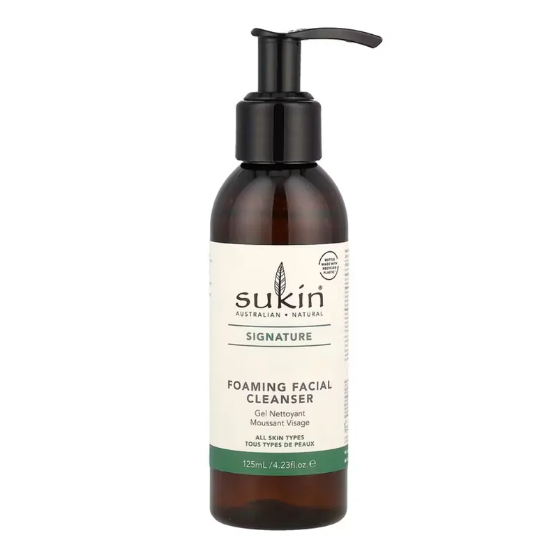 Cumpără acum Sukin Signature Foaming Facial Cleanser, gel spumant de curatare pentru ten normal-gras 125 ml