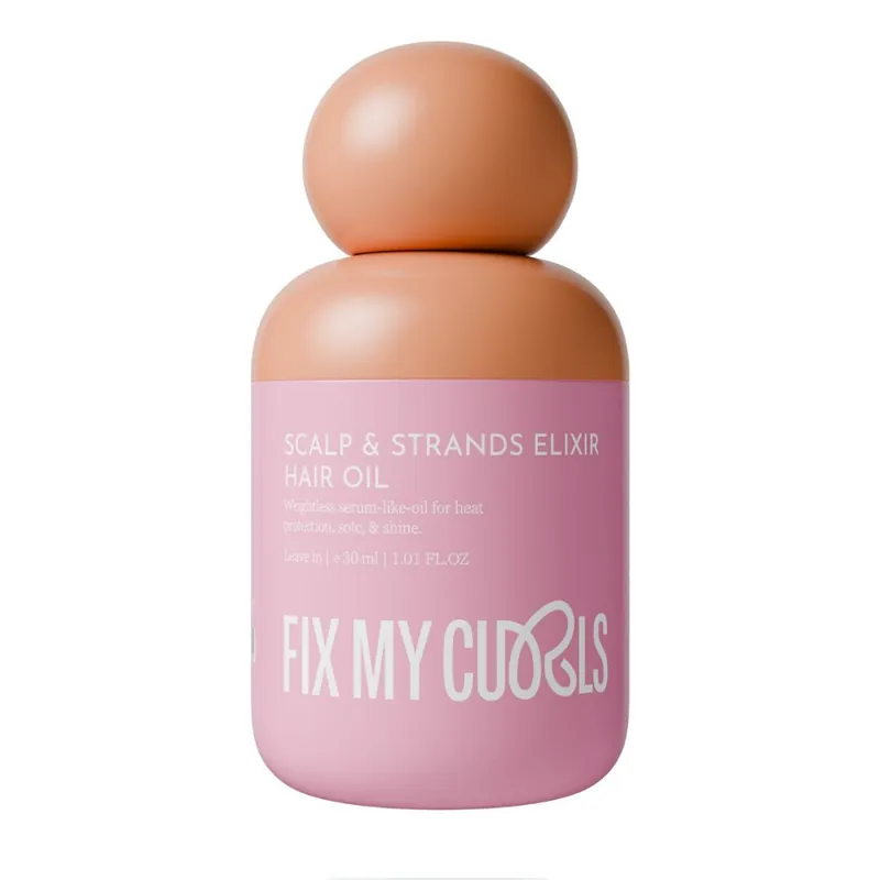 Fix My Curls Scalp & Strands Elixir Hair Oil, ulei pentru scalp si par 30 ml Nu rata