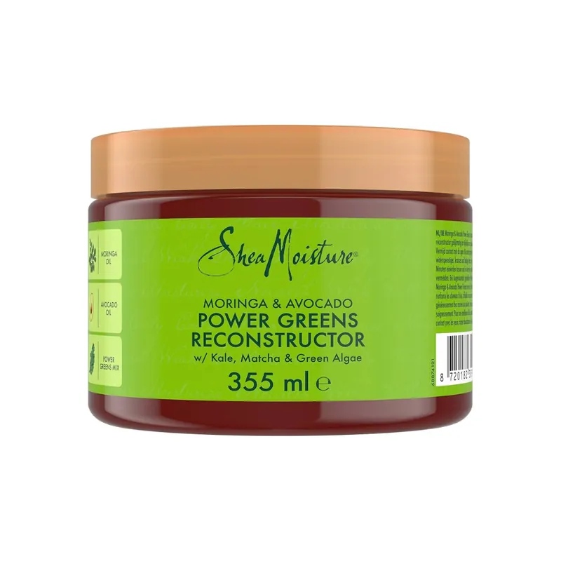 Shea Moisture Moringa & Avocado Power Greens Reconstructor, masca restructuranta 355 ml Plată sigură
