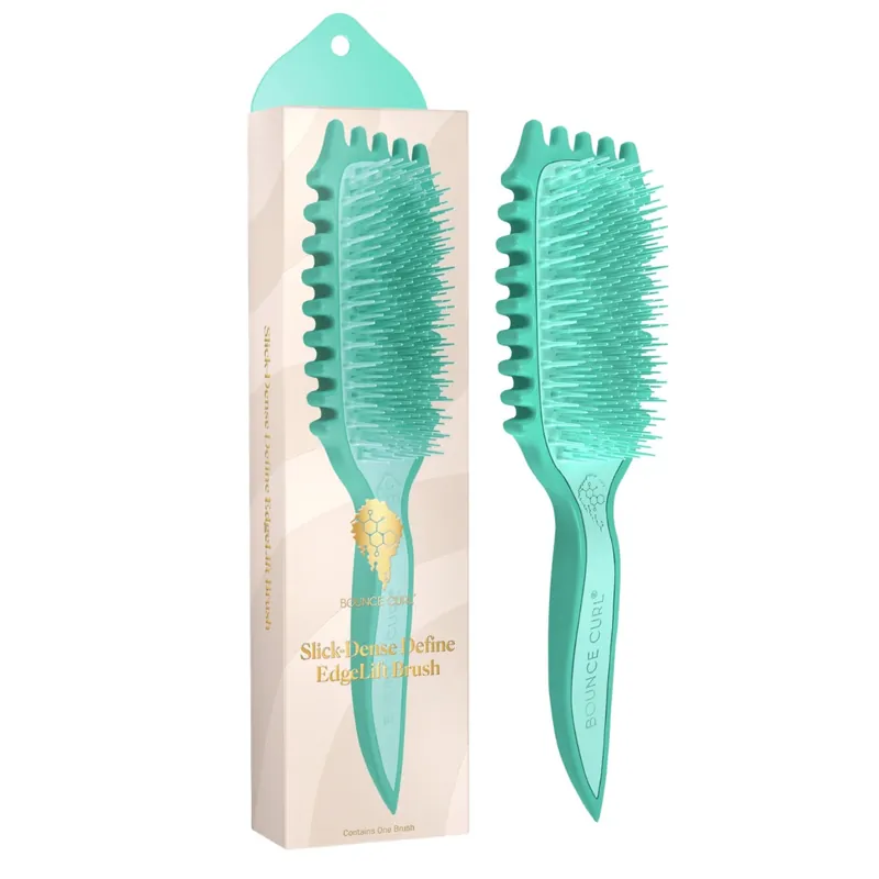 Bounce Curl Slick-Dense Define EdgeLift Brush Teal, perie pentru definirea parului cret si ondulat Retur gratuit