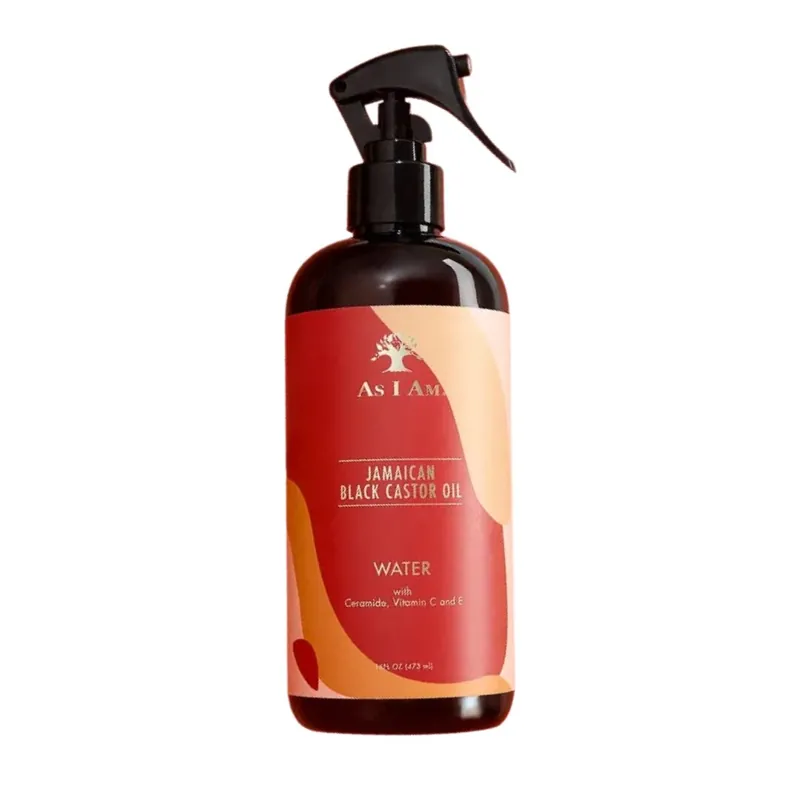 As I Am Jamaican Black Castor Oil Water, spray hidratant si reparator pentru par cret 473 ml Livrare rapidă