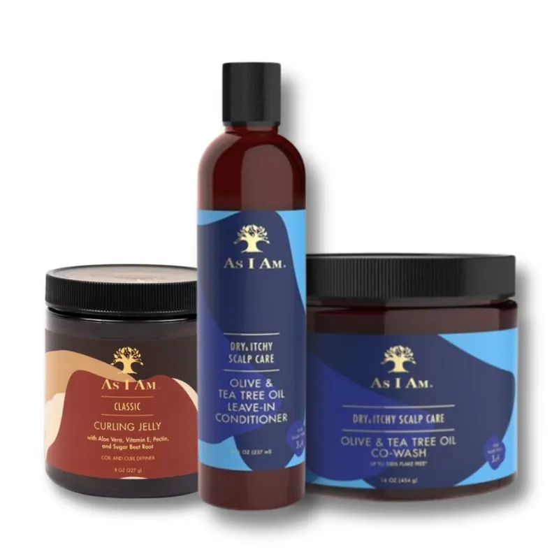 No Flakes, Just Curls, set pentru scalp cu matreata Discount