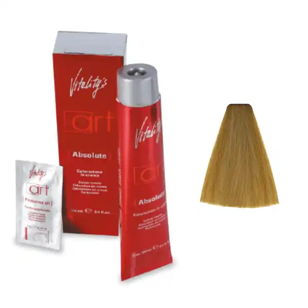 Cumpără online Vopsea permanenta de par Vitality‘s Art Absolute cu amoniac 9/3 Blond Foarte Deschis Auriu 100ml