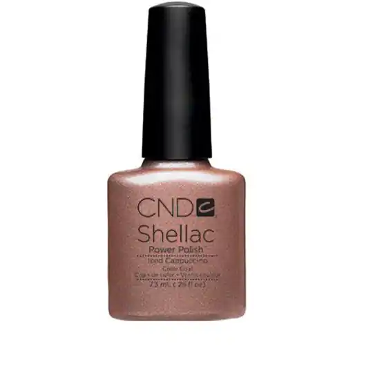 Ieftin Lac unghii semipermanent CND Shellac Iced Cappuccino 7.3ml
