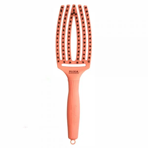 Olivia Garden Perie de par FINGER BRUSH MEDIUM COMBO Coral Plată securizată