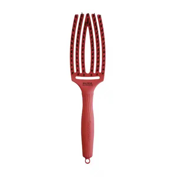 Nu rata Olivia Garden Perie de par FINGER BRUSH MEDIUM COMBO Red Confidence