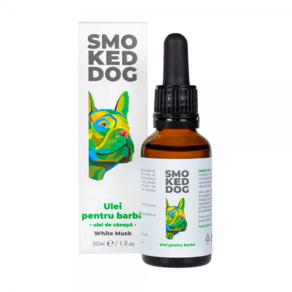 Smoked Dog - Ulei de barba White Musk 30ml Preferatul clienților