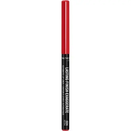 Creion contur buze, Rimmel, Lasting Finish Exaggerate 024, Rosu Diva Ofertă specială