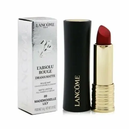 Lichidare de stoc Ruj mat, Lancôme L‘Absolu Rouge Drama Matte 89 Mademoiselle Lily, 3.4g