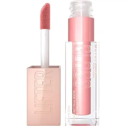 Lip Gloss Maybelline New York Lifter Hydrating 5.4ml, Culoare 006 Reef Pink Plată sigură