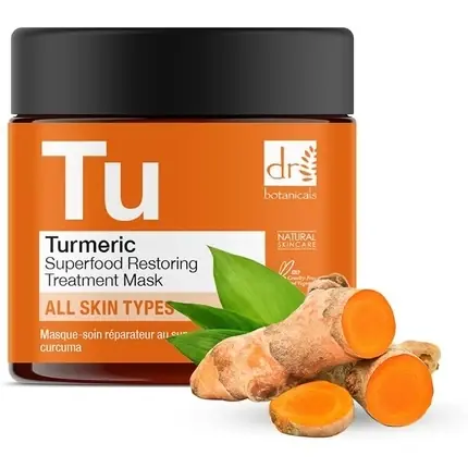 Masca tratament pentru ten, Dr Botanicals, Curcuma, 60ml Plată sigură