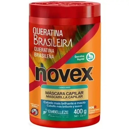 Mască de păr, Novex, Keratină braziliană, 400g Premium