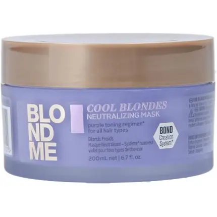 Preferatul clienților Masca de neutralizare, Schwarzkopf BlondMe Cool Blondes, 200ml