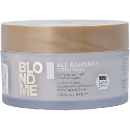 Masca de par detoxifianta, Schwarzkopf Blondme All Blondes, 200ml Plată sigură