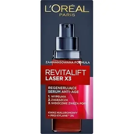 Ser anti-îmbătrânire, L‘Oréal, Revitalift Laser X3, 30ml Noutate