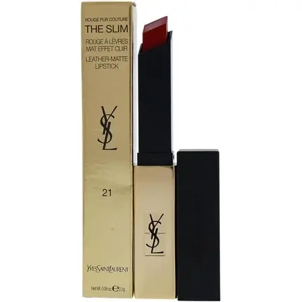 Nu rata Ruj mat, Yves Saint Laurent, Rouge Pur Couture The Slim, nr.21
