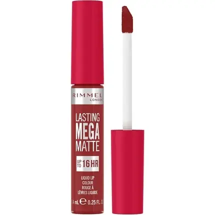 Ruj lichid, Rimmel, Lasting Mega Matte, 7.4ml Disponibil imediat