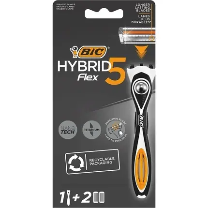 Doar azi Aparat de ras pentru bărbați, Bic Hybrid 5 Flex, set 3 bucăți
