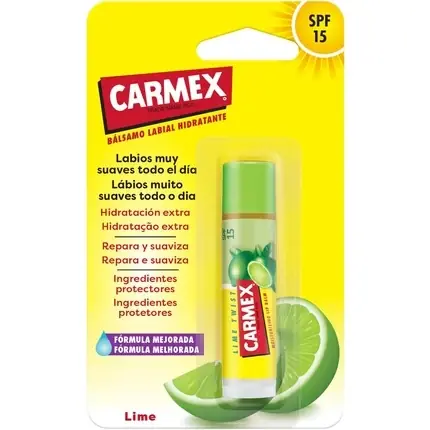 Balsam de buze, Carmex, Lime Twist, SPF15 Ultima șansă