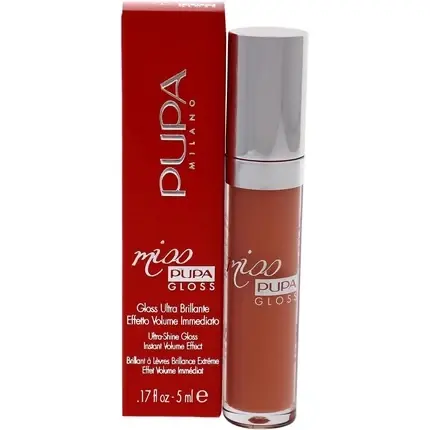 Comandă acum Lip Gloss Pupa Milano Miss No.201, Tender Apricot, 5ml