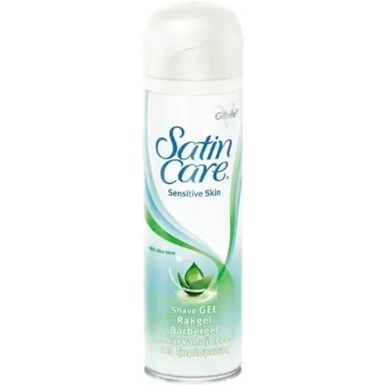 Reducere specială Spumă de ras, Gillette, Satin Care, 200 ml, pentru piele sensibilă