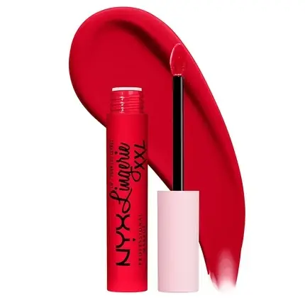 Noutate Ruj lichid mat NYX, Lip Lingerie XXL, Untamable roșu cărămiziu
