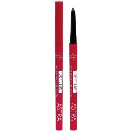 Cremă de buze, Astra, Outline Waterproof, nuanța Cherry Calitate înaltă