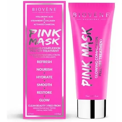 Calitate înaltă Masca facială Biovène Barcelona, Glow, 75 ml