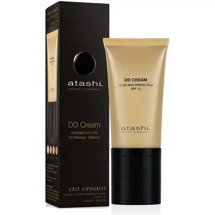 Preferatul clienților Cremă anti-îmbătrânire, Atashi, DD Cream, ton nude deschis, SPF15
