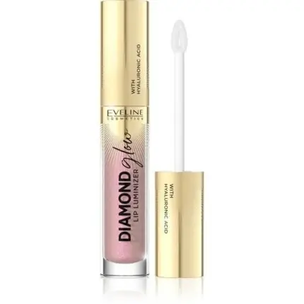Ruj lichid, Eveline Cosmetics, Diamond Glow No. 08, 4.5ml Nu rata