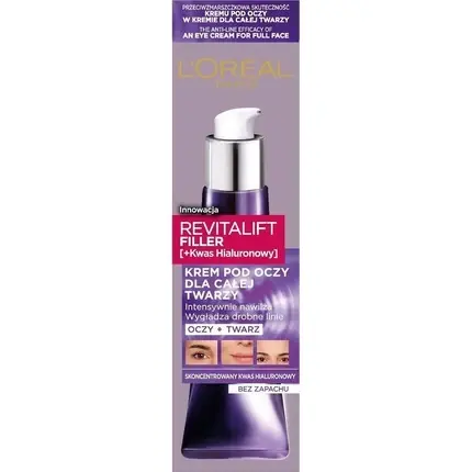 Cremă față L‘Oreal Revitalift Filler, acid hialuronic, 30ml Promoție