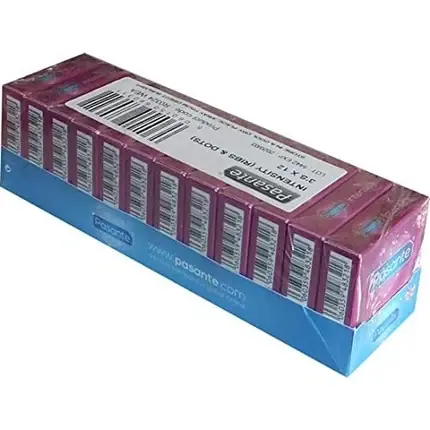 Reducere specială Prezervative Pasante Intensity Ribs&Dots, 36 buc, texturate