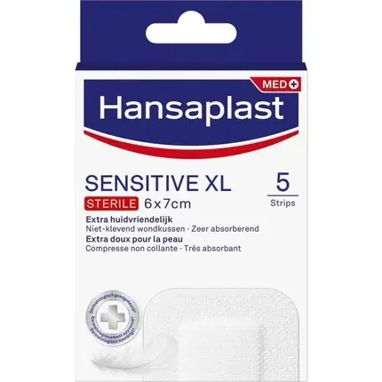 Cel mai bun preț Plasturi, Hansaplast, Sensitive XL, 5 bucăți