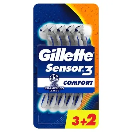 Aparat de ras de unică folosință, Gillette Sensor3, 5 buc, argintiu Cumpără online
