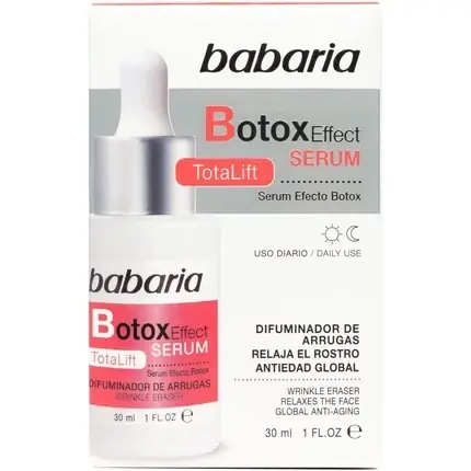Cumpărături sigure Ser anti-îmbătrânire Babaria Botox Effect, Total Lift, 30ml