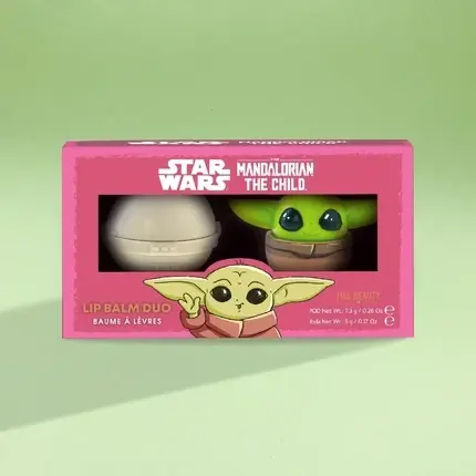 Balsam de buze Mad Beauty Mandalorian The Child, set duo Premium