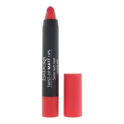 Disponibil imediat Ruj, Isadora, Twist-Up Matt Lips 62 Raving Red, 3.3g