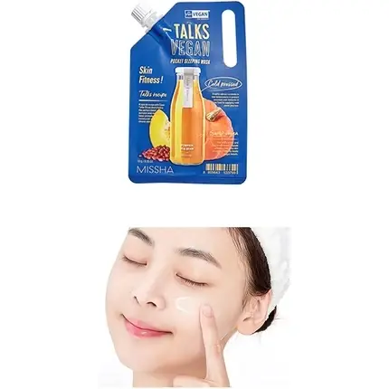 Masca de fata, Missha Talks Vegan, 115 g Comandă acum