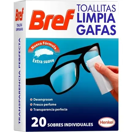 Chilipir Șervețele curățare lentile, Henkel, Bref, 38g