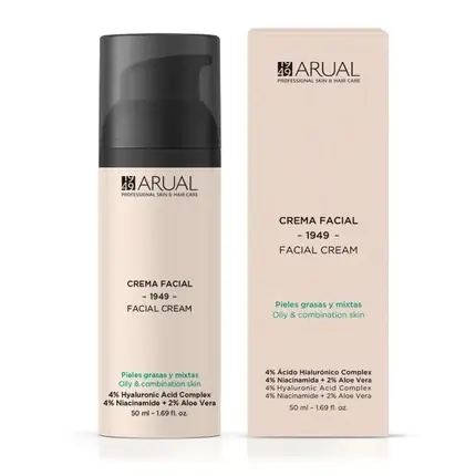 Cremă facială, Arual, pentru ten gras și mixt, 60g Ofertă limitată
