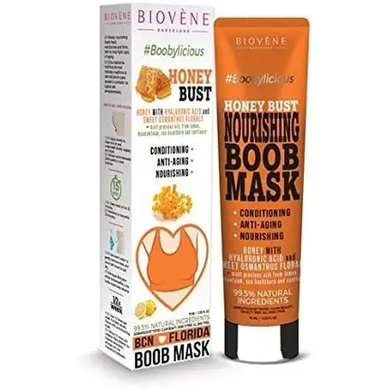 Masca bust, Biovène Barcelona, miere si acid hialuronic, 75ml Ofertă limitată